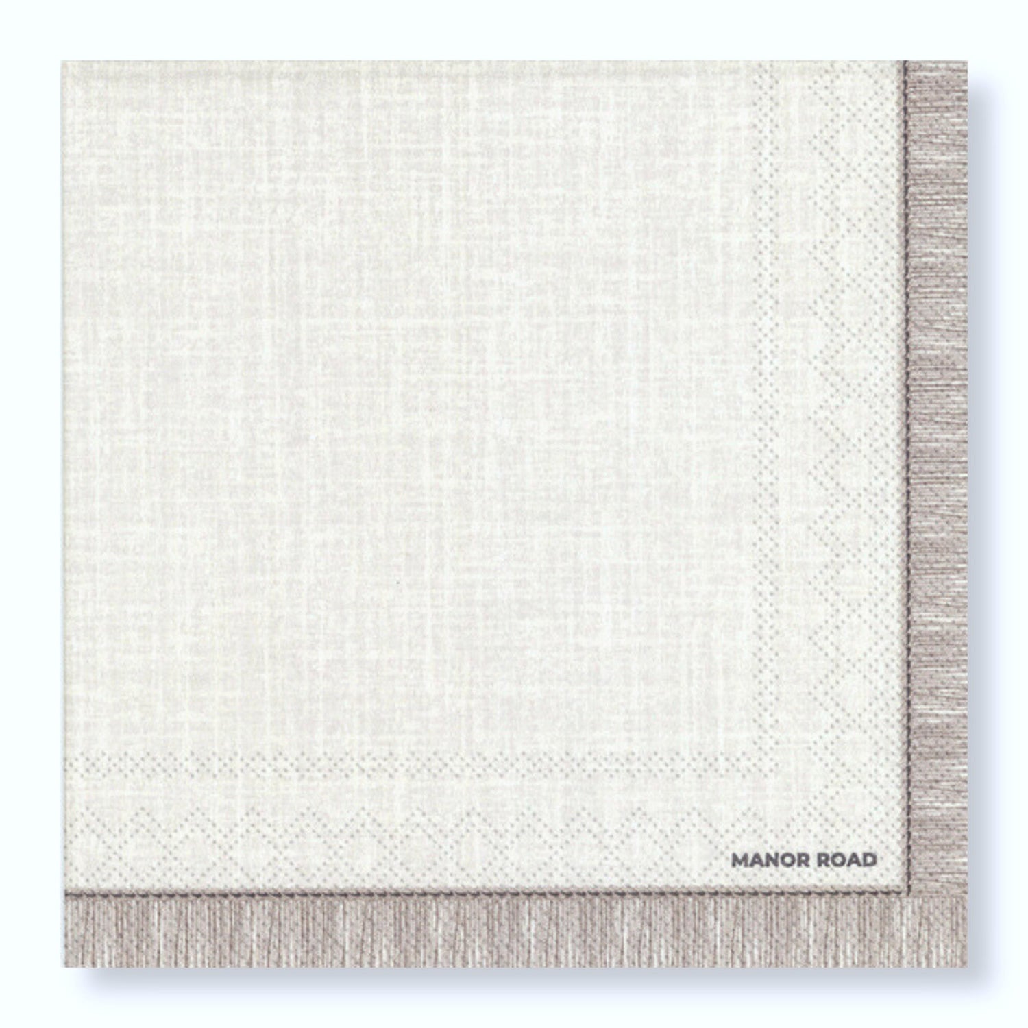 Fringed Beige Dinner Serviette