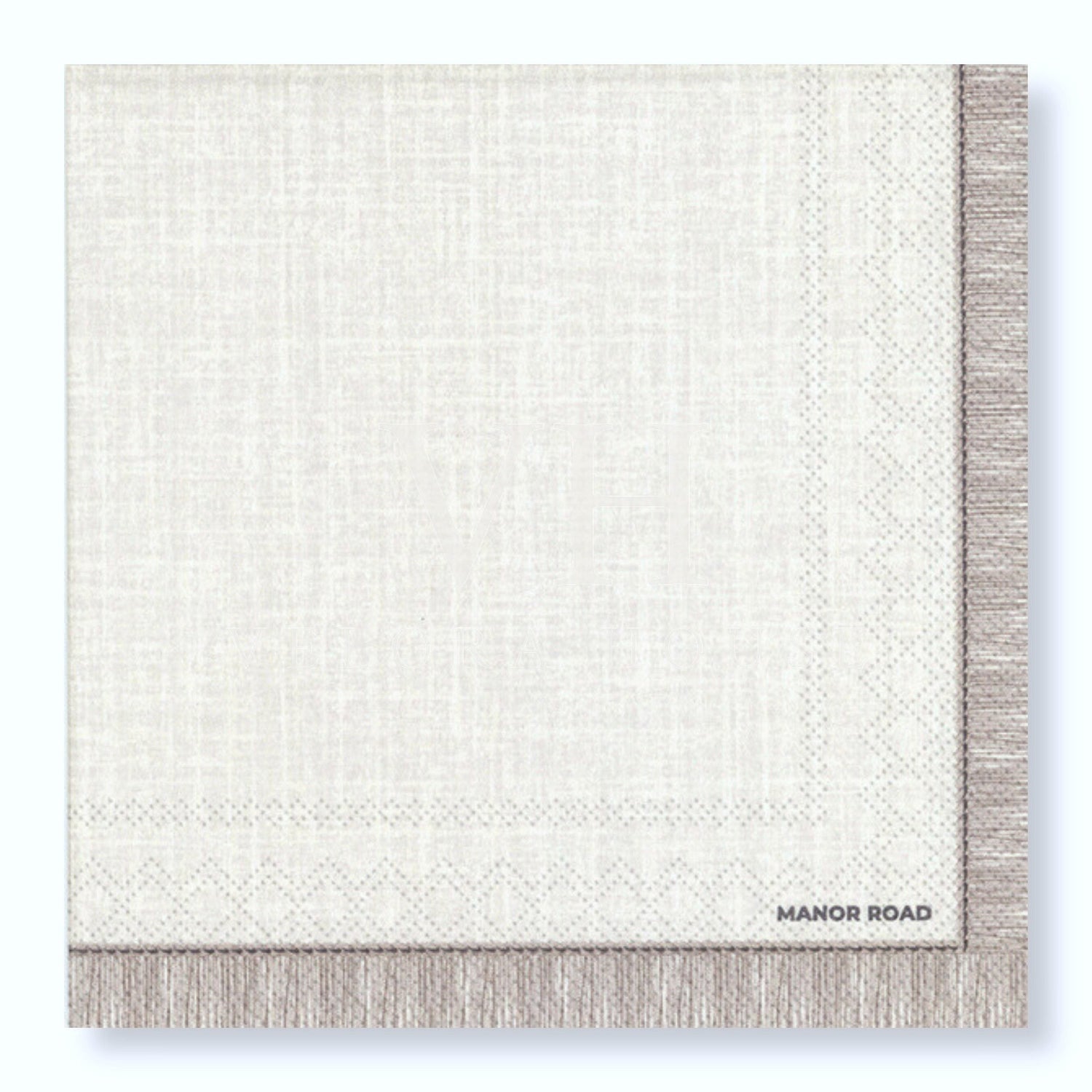 Fringed Beige Dinner Serviette