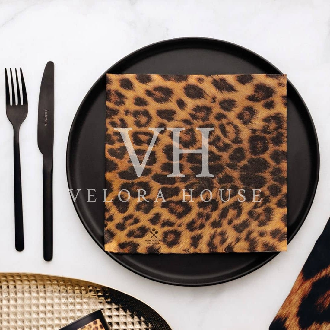 The Leopard Dinner Serviette