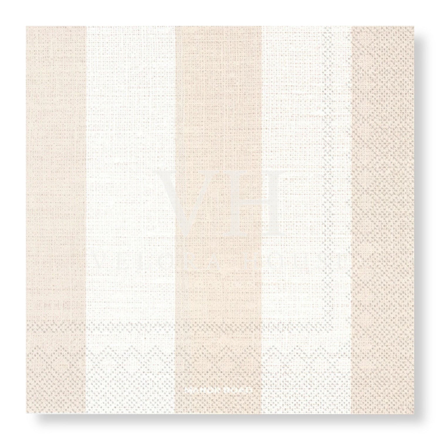 Naturals Stripe Cocktail Serviette