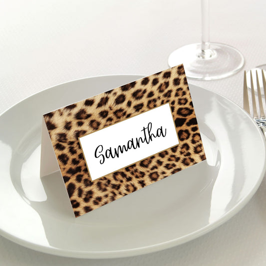 Leopard Place Cards Pk/45