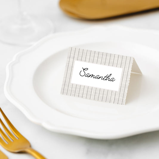 Pinstripe Place Cards Pk/45