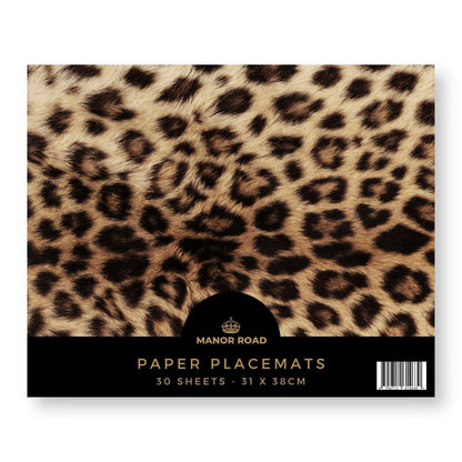 The Leopard Paper Placemat Pad/30