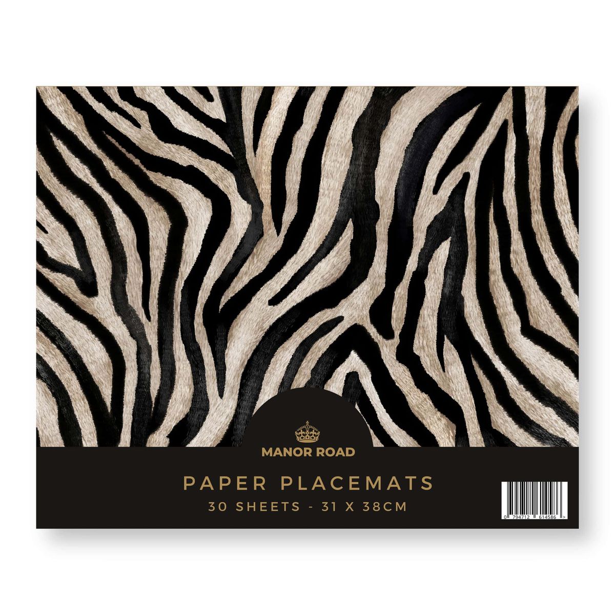 The Zebra Paper Placemat Pad/30