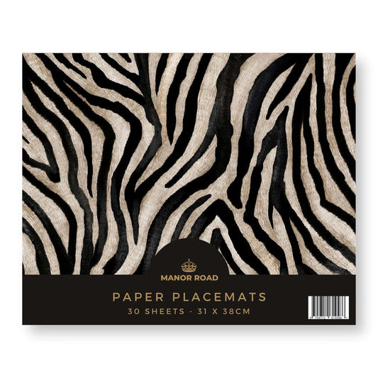 The Zebra Paper Placemat Pad/30