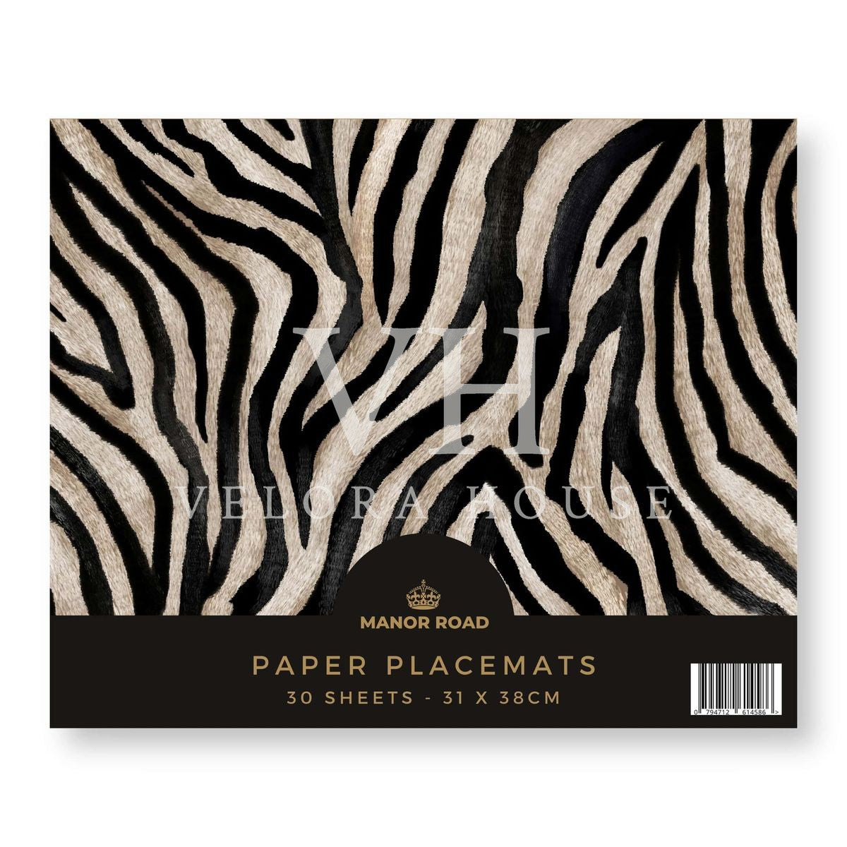 The Zebra Paper Placemat Pad/30
