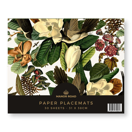 Magnolia Blooms Paper Placemat Pad/30