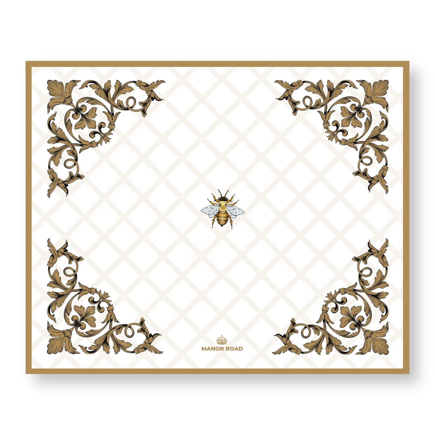 Ornamental Bee Paper Placemat Pad/30