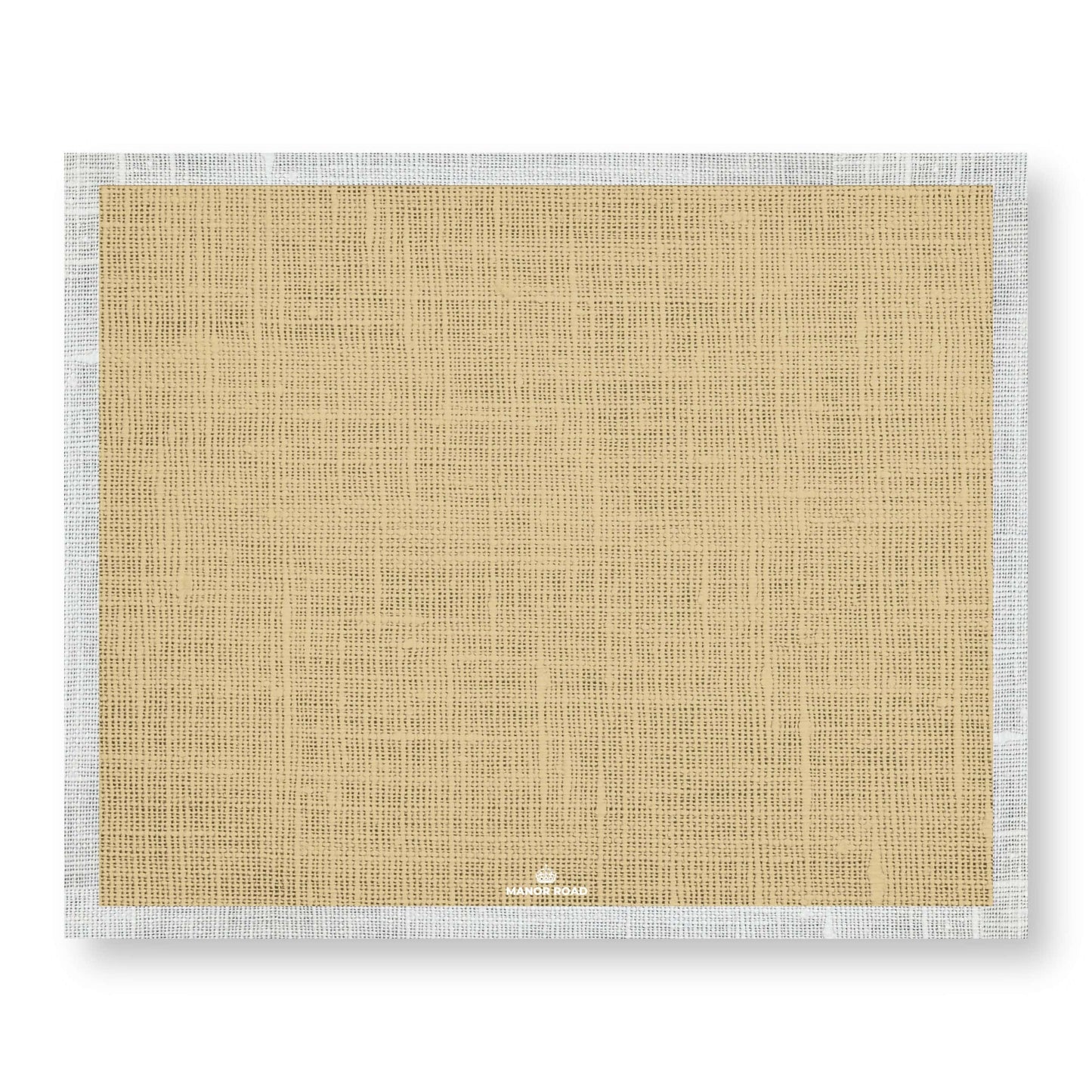 Gold Linen Paper Placemat Pad/30