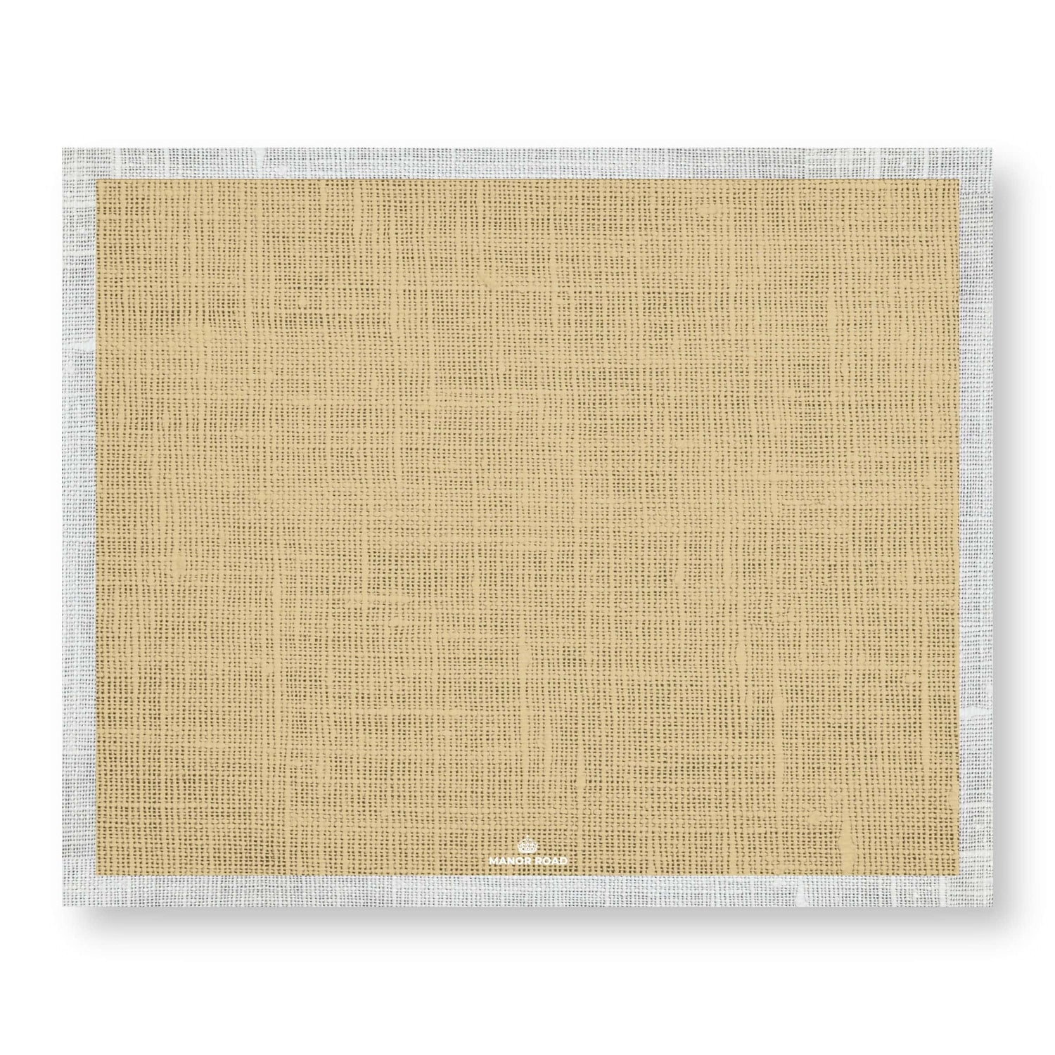 Gold Linen Paper Placemat Pad/30