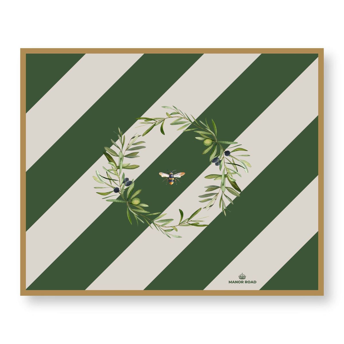 Olive & Bee Paper Placemat Pad/30