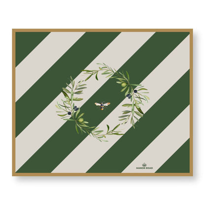 Olive & Bee Paper Placemat Pad/30