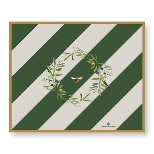 Olive & Bee Paper Placemat Pad/30