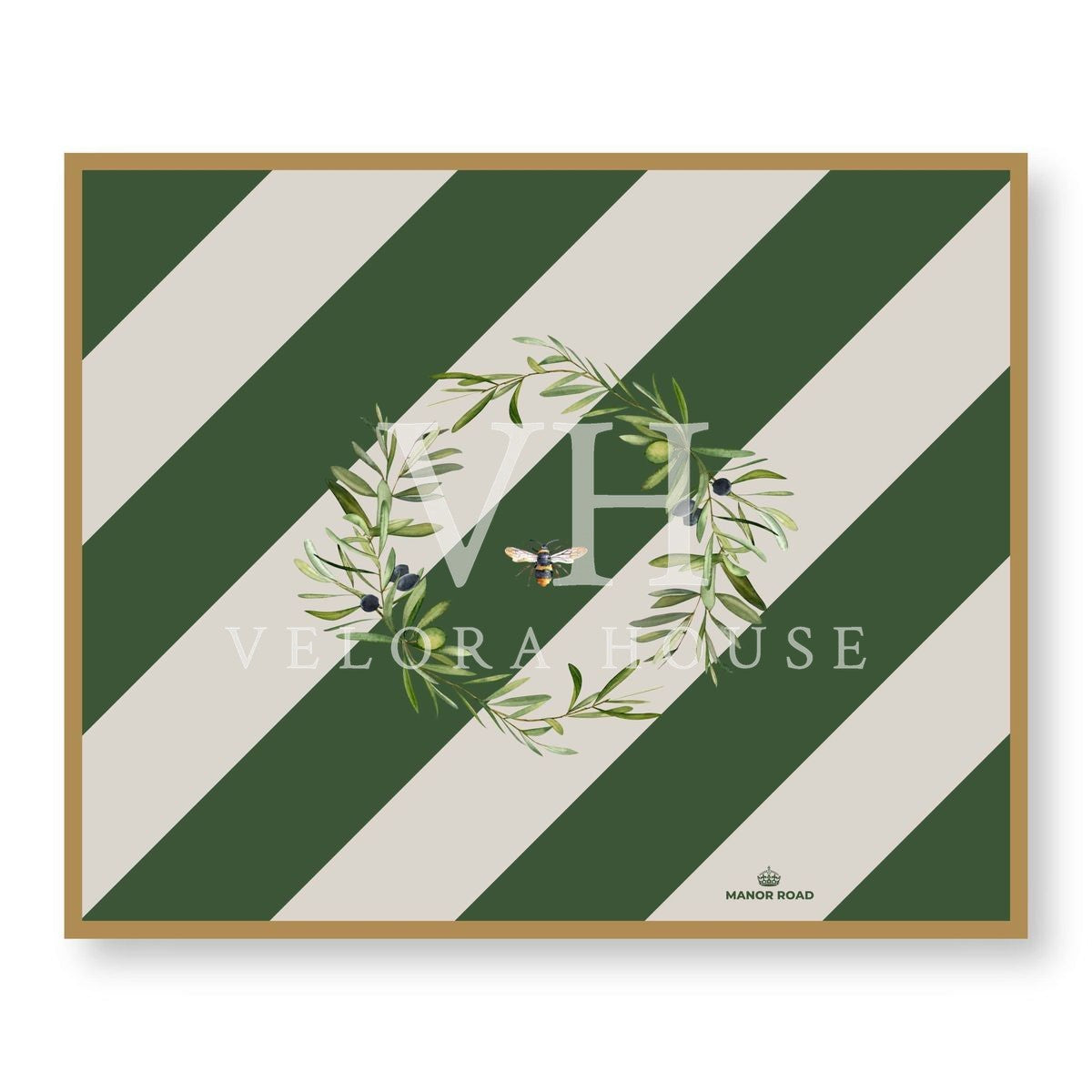 Olive & Bee Paper Placemat Pad/30
