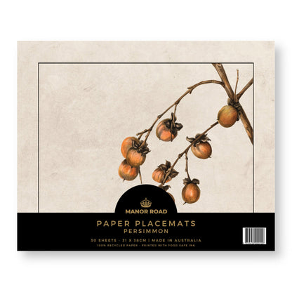 Persimmon Paper Placemat Pad/30
