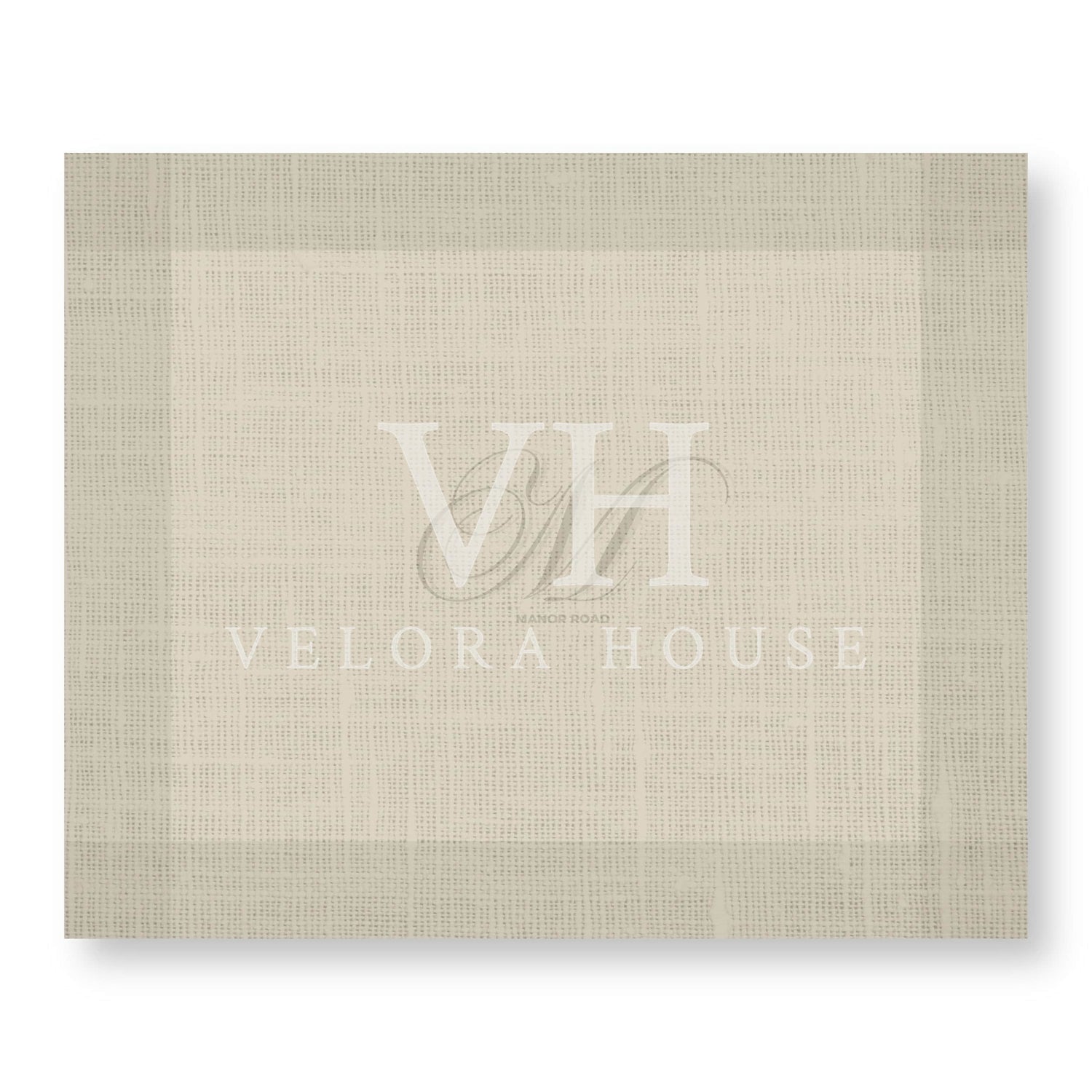 Linen Monogram Paper Placemat Pad/30