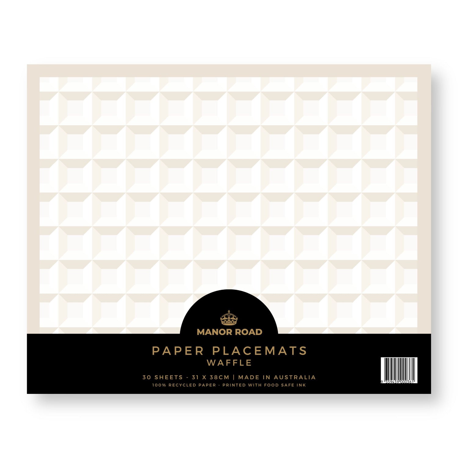 Waffle Paper Placemat Pad/30