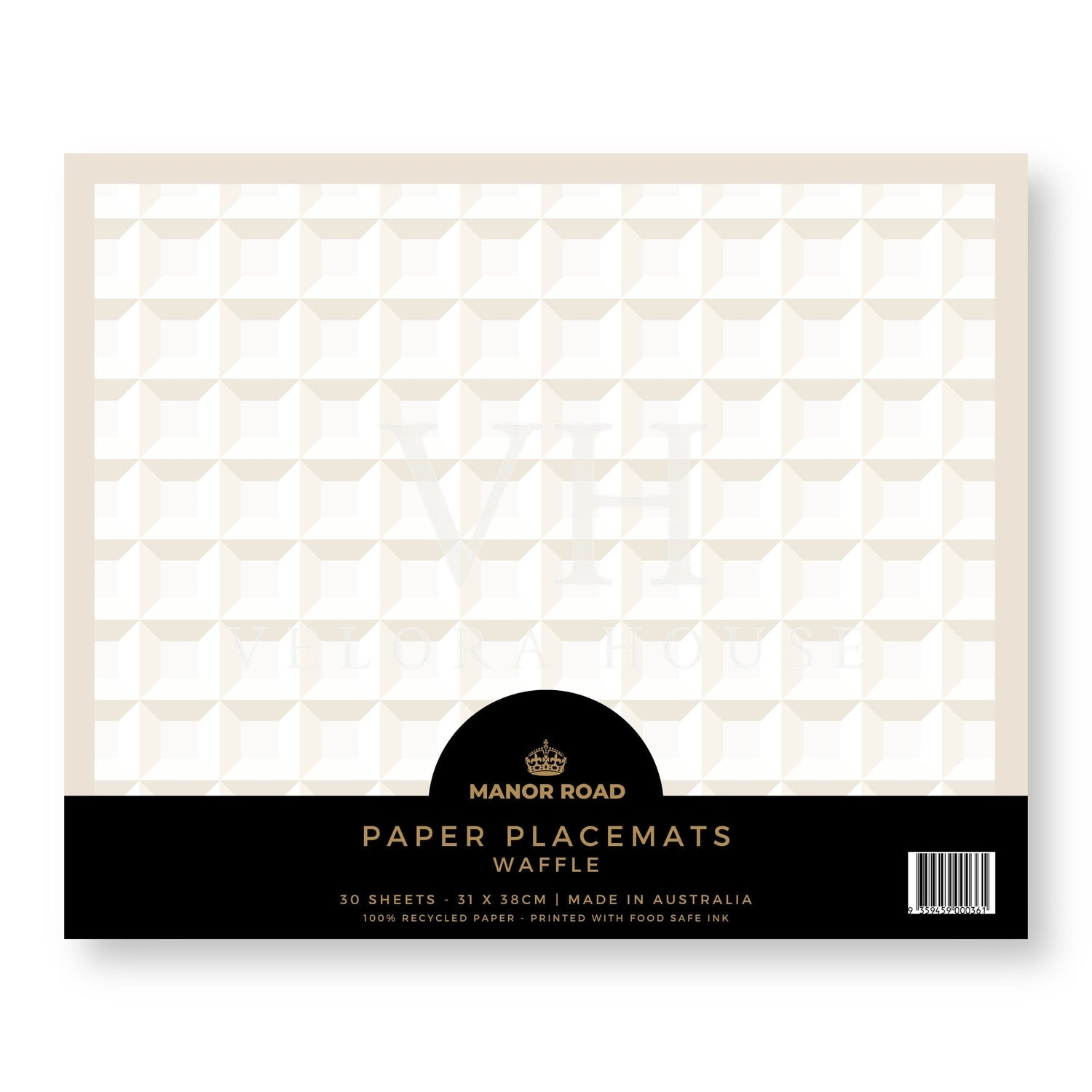 Waffle Paper Placemat Pad/30