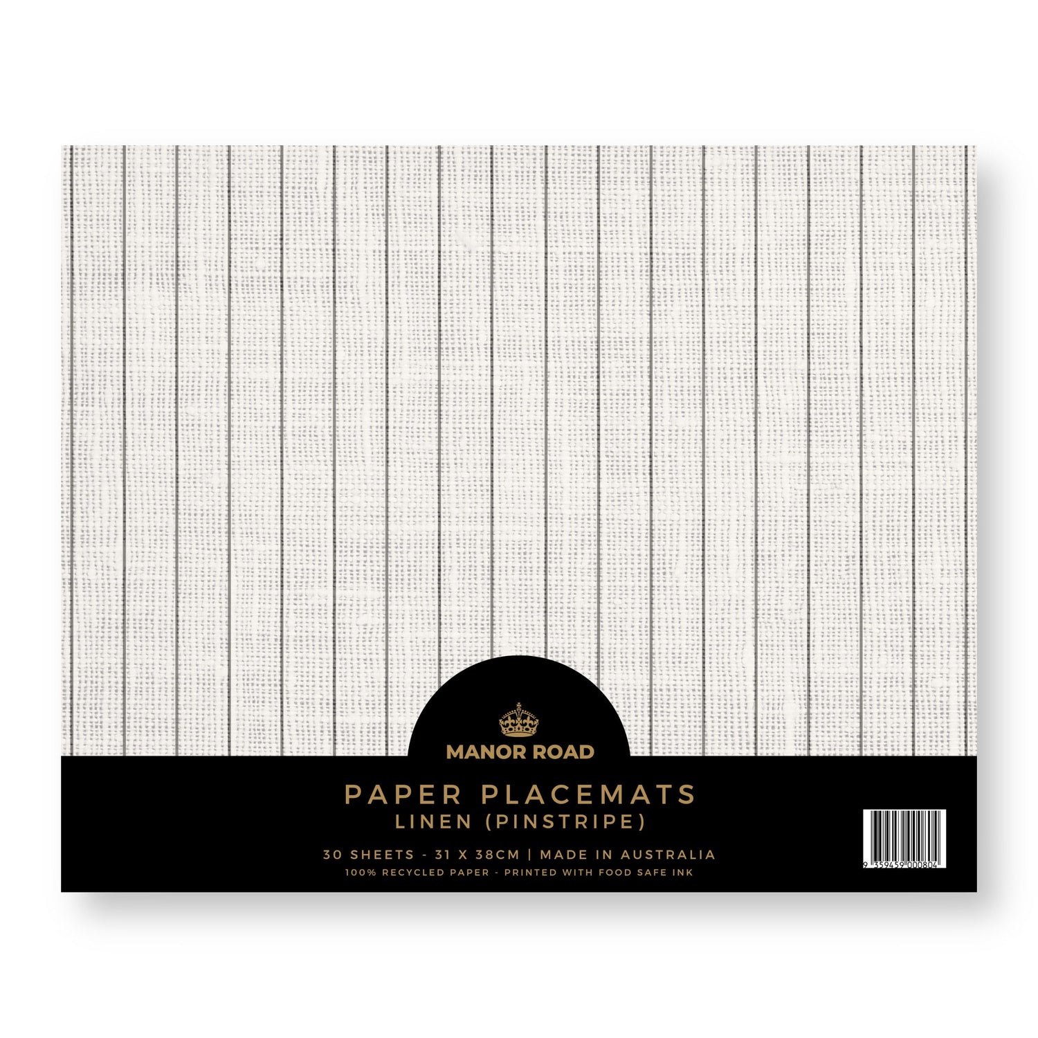 Pinstripe Paper Placemat Pad/30