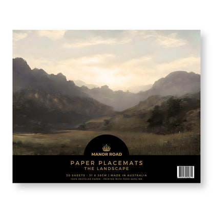 The Landscape Paper Placemat Pad/30