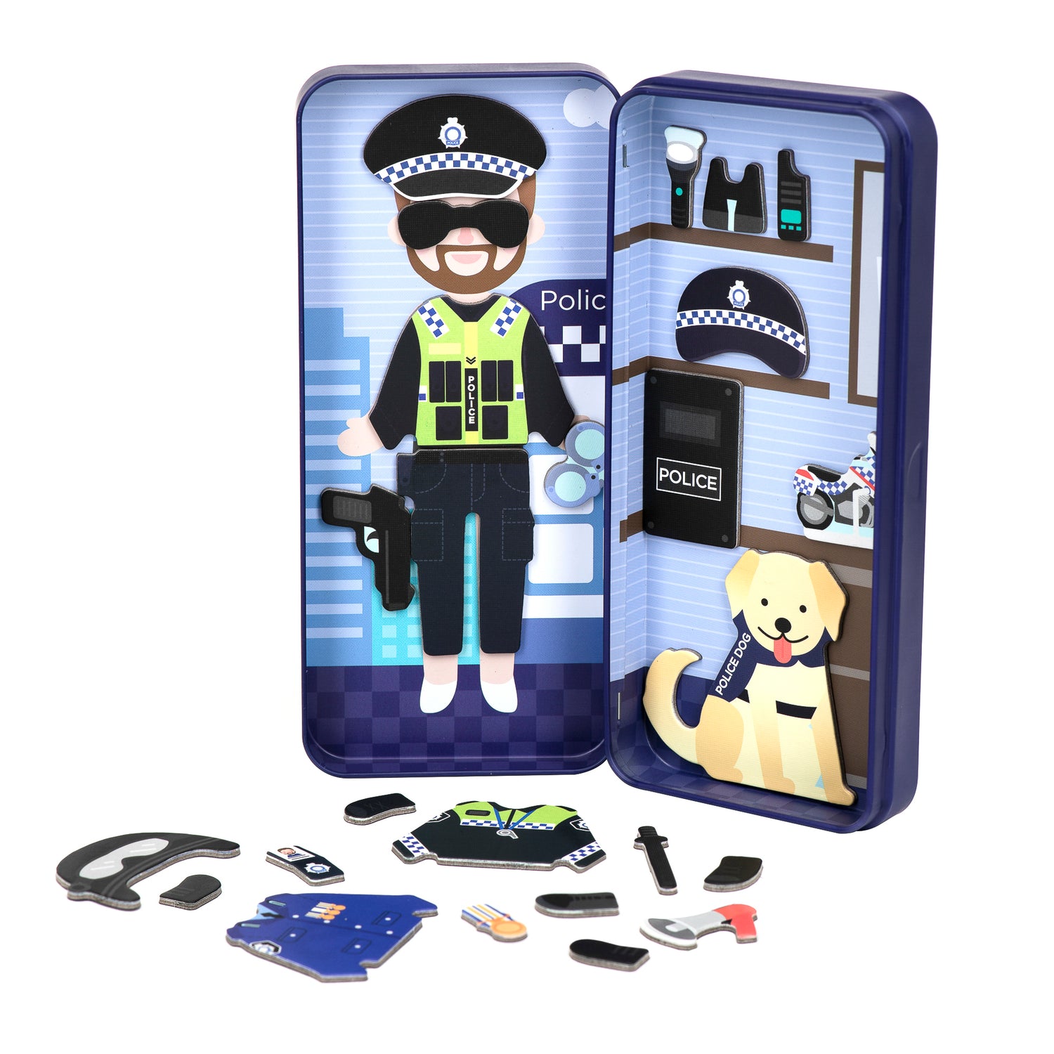 Police Officer Magnetic Puzzle Box
