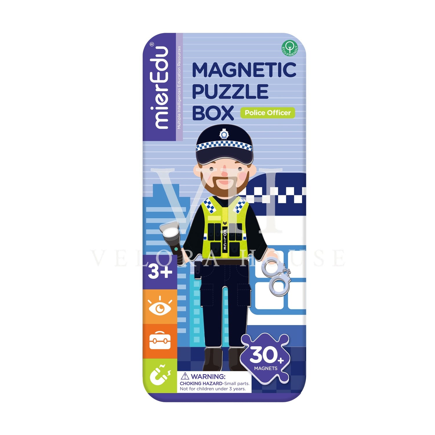 Police Officer Magnetic Puzzle Box