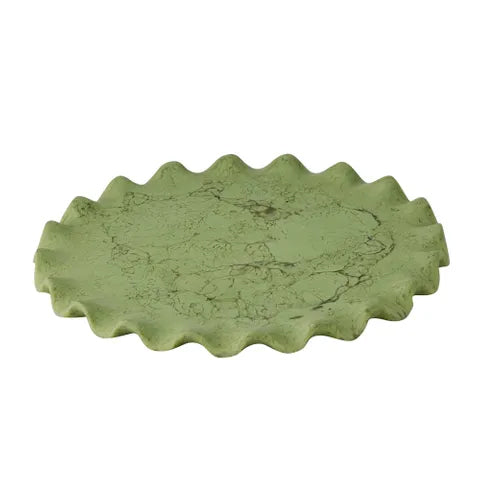 Ruby Resin Platter Pistachio