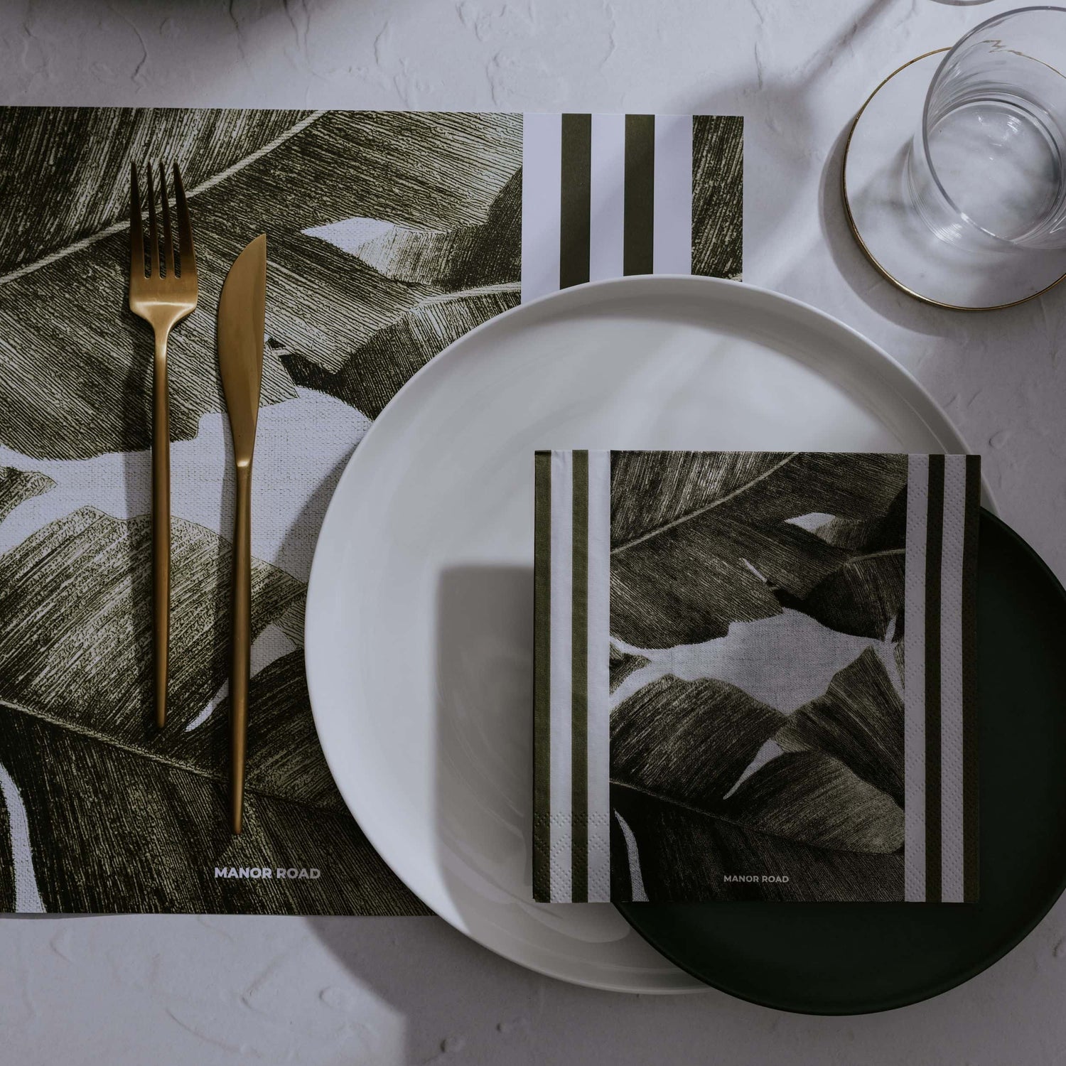 Rustic Palm Lunch Serviette