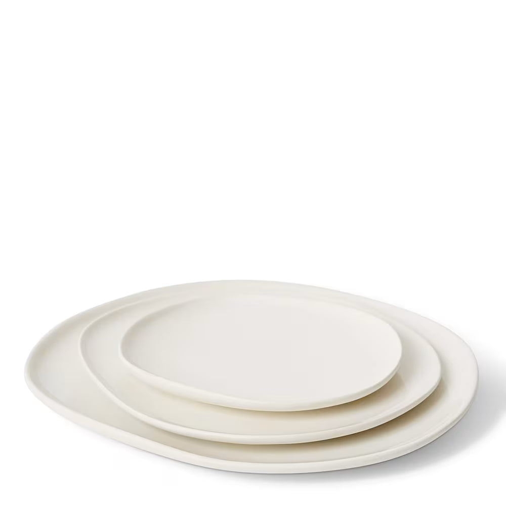 Nakano Plate II White 34cm