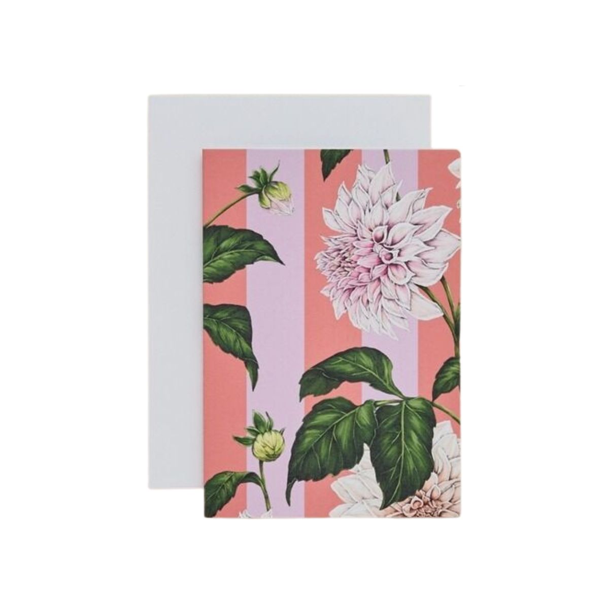 Mini Card Dahlia Stripe Pink