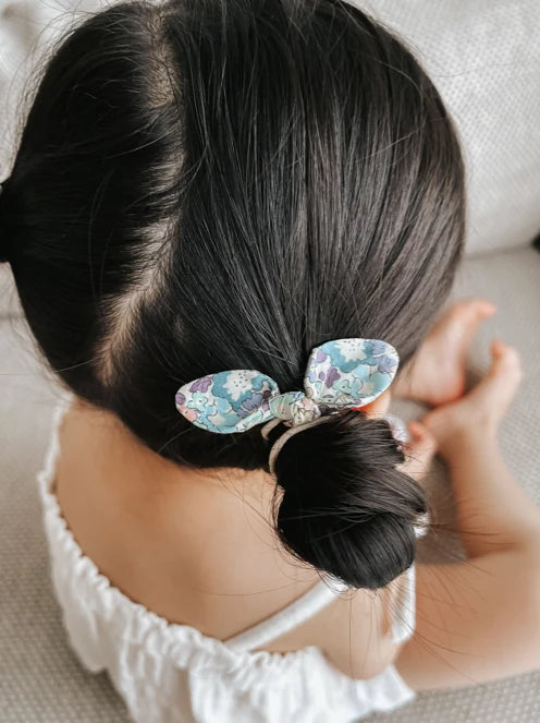 Set of girls Liberty floral patterned hair ties. Great for gifting or everyday wear. 