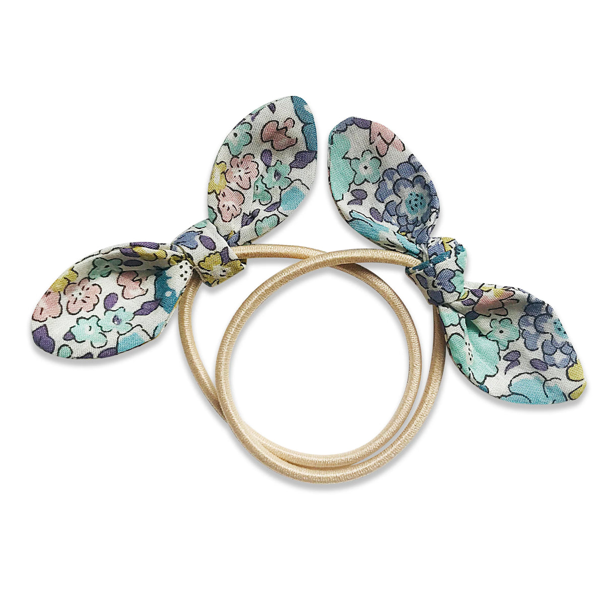 Set of girls Liberty floral patterned hair ties. Great for gifting or everyday wear. 