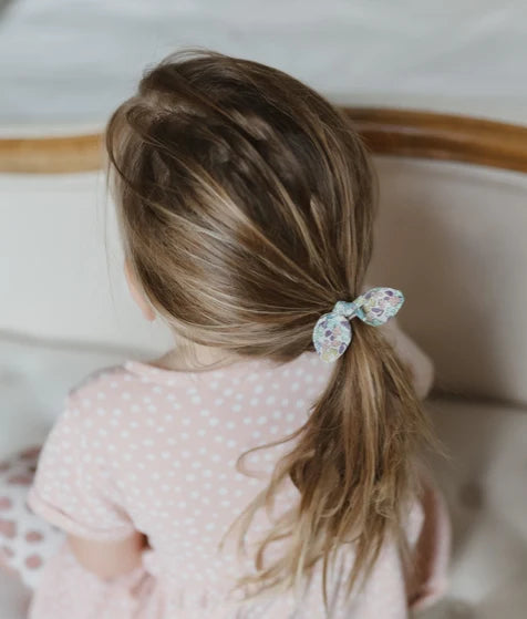 Set of girls Liberty floral patterned hair ties. Great for gifting or everyday wear. 