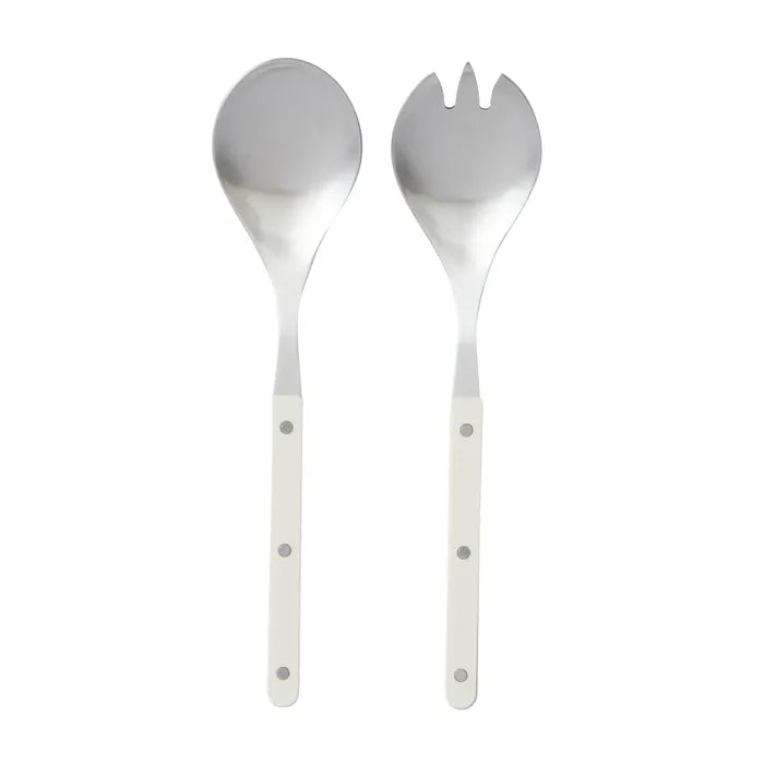 Remy Salad Servers Ivory