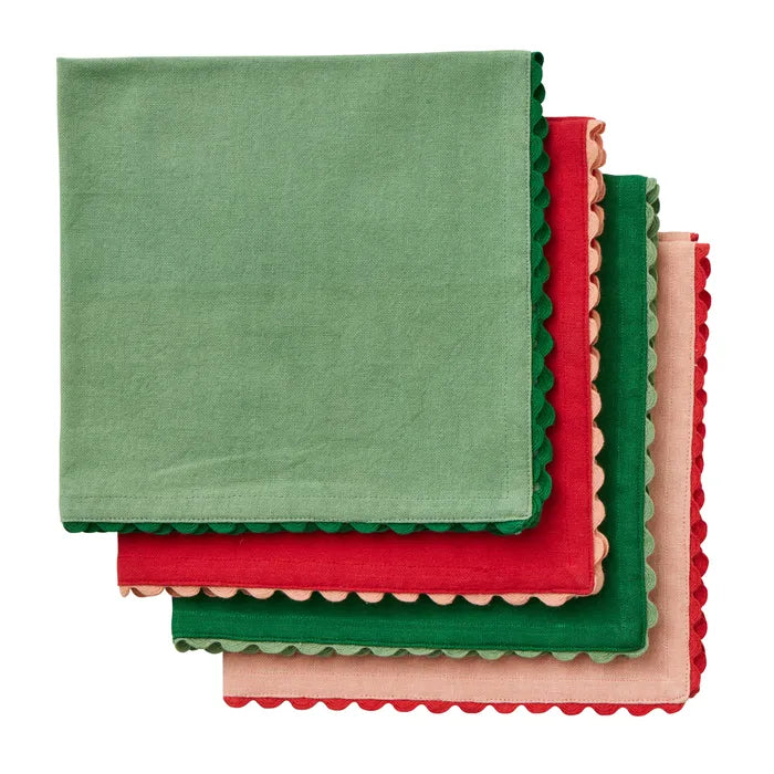 ORLA Cotton Napkins Multi Set/24