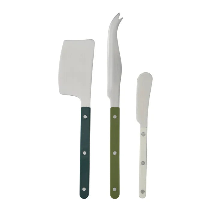 Remy Cheese Knife Set 3pc Green