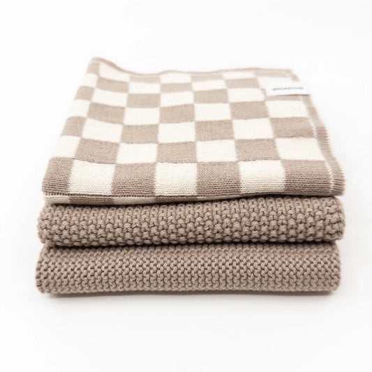 Hummus Check Variety Dishcloth Pk/3