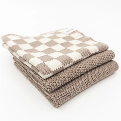 Hummus Check Variety Dishcloth Pk/3