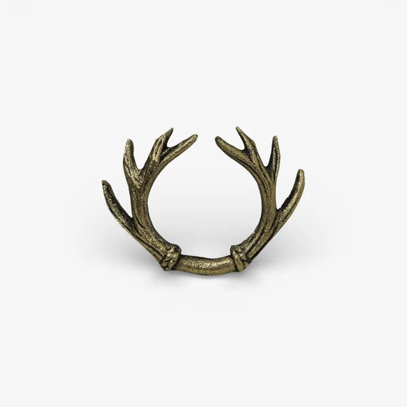 Antler Napkin Ring Gold