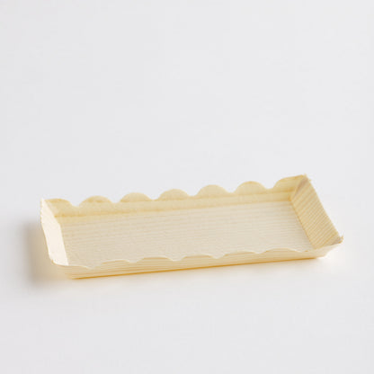 Scallop Edge Disposable Plate Pk/10
