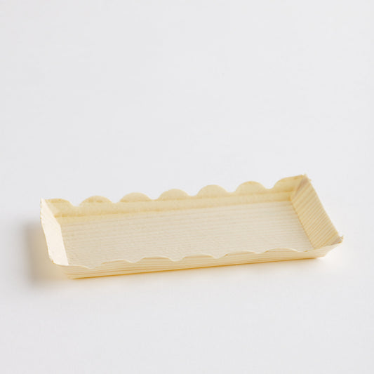 Scallop Edge Disposable Plate Pk/10