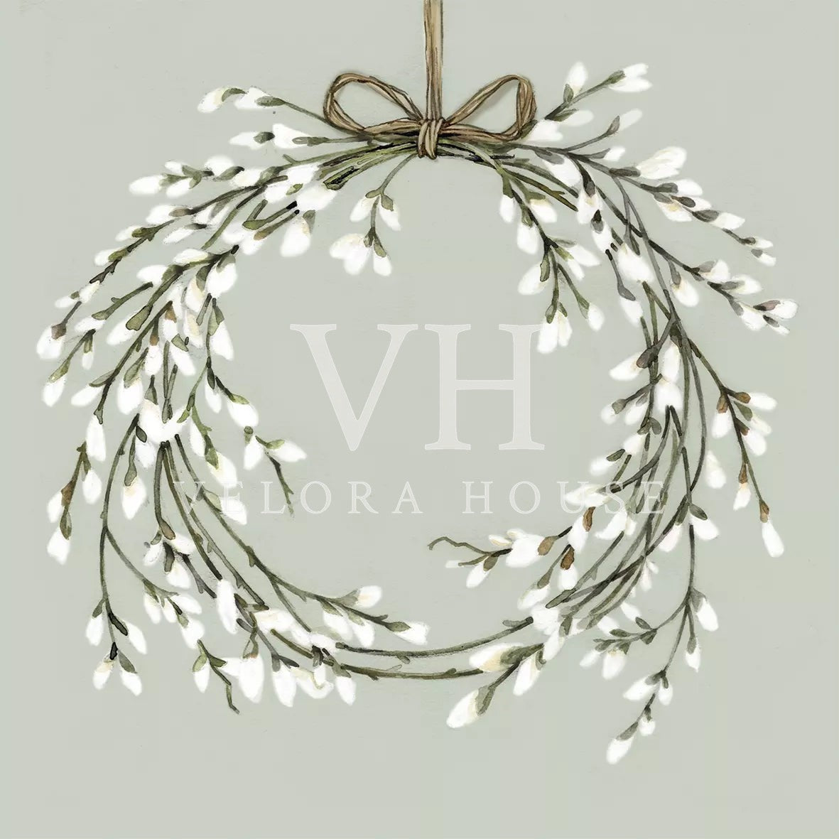 Wreath Lunch Serviette