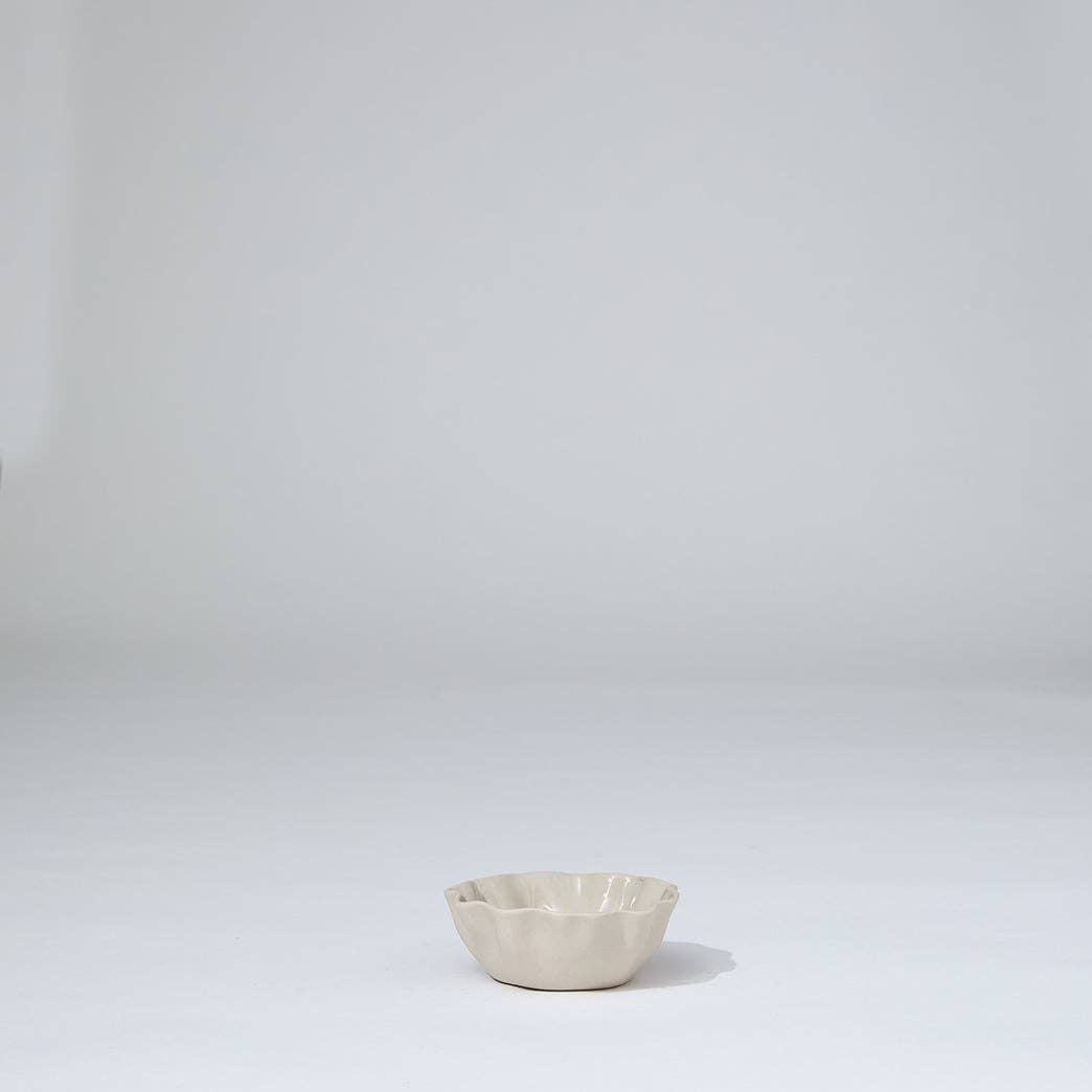 Ruffle Bowl Chalk White (XS)
