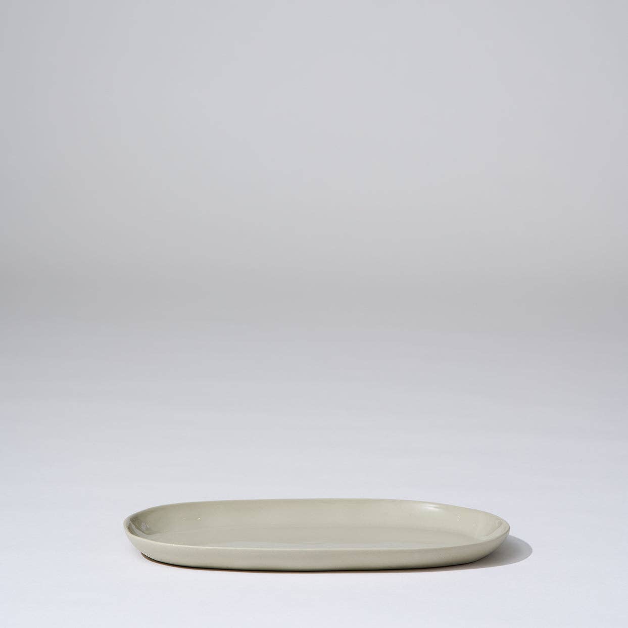 Cloud Oval Plate Chalk (M)