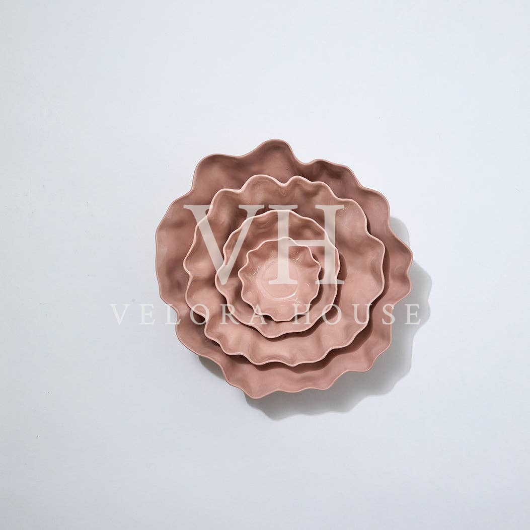Ruffle Bowl Icy Pink (XS)
