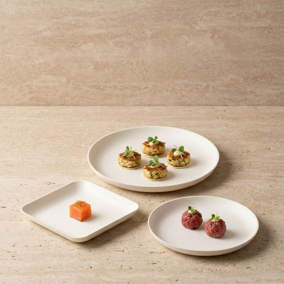 Round Snack Plate 12cm Pk/40