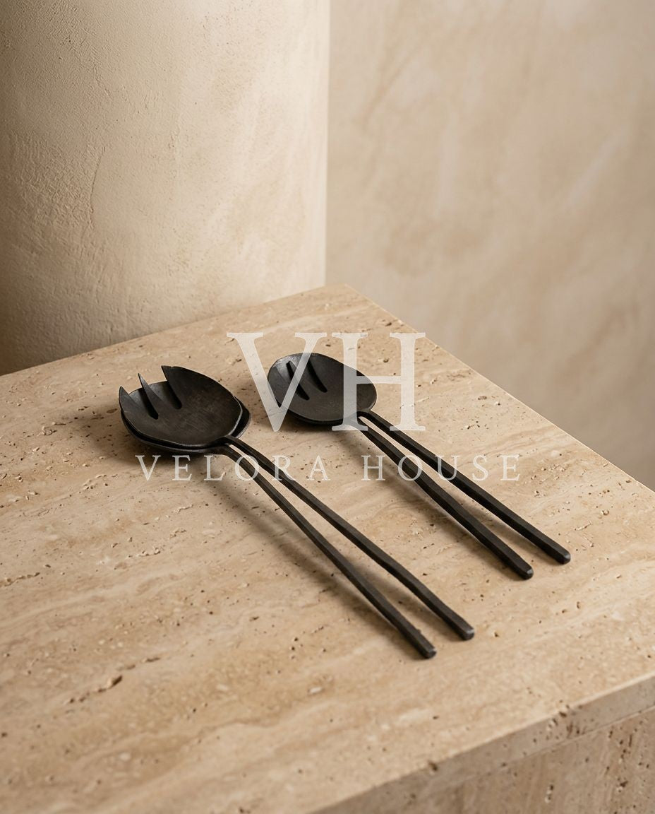 HAWTHORN Black Mini Salad Server