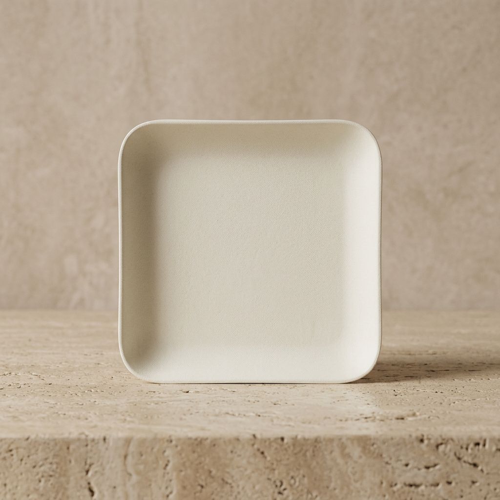 Square Snack Plate 12cm Pk/40
