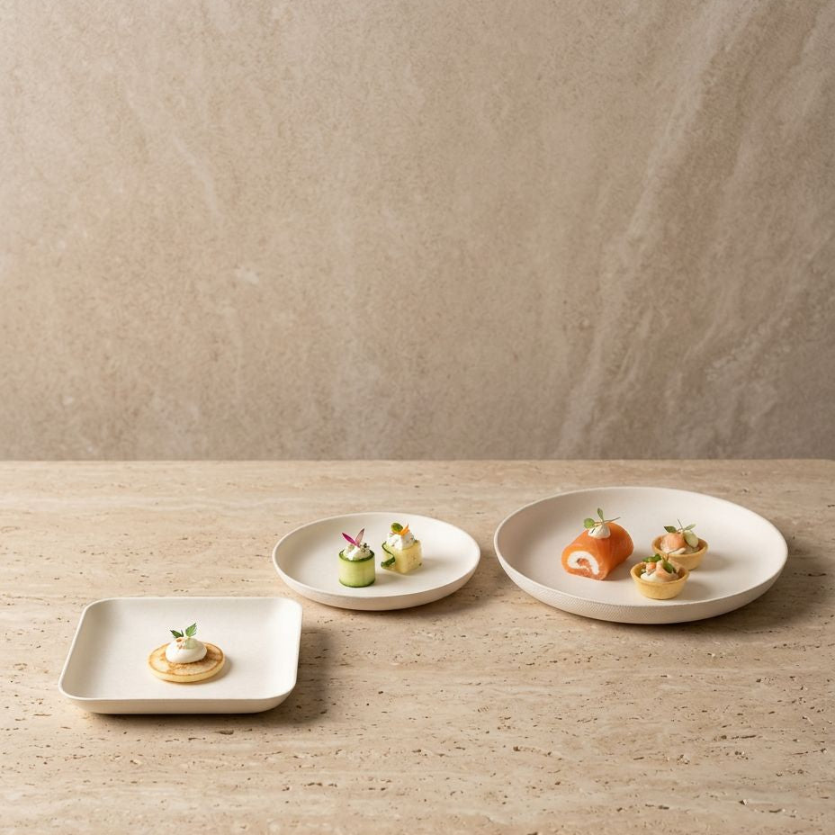 Round Snack Plate 16cm Pk/40