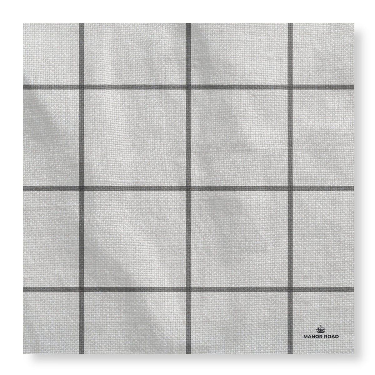 Black & White Check Cheese Board Presentation Card Pk/8